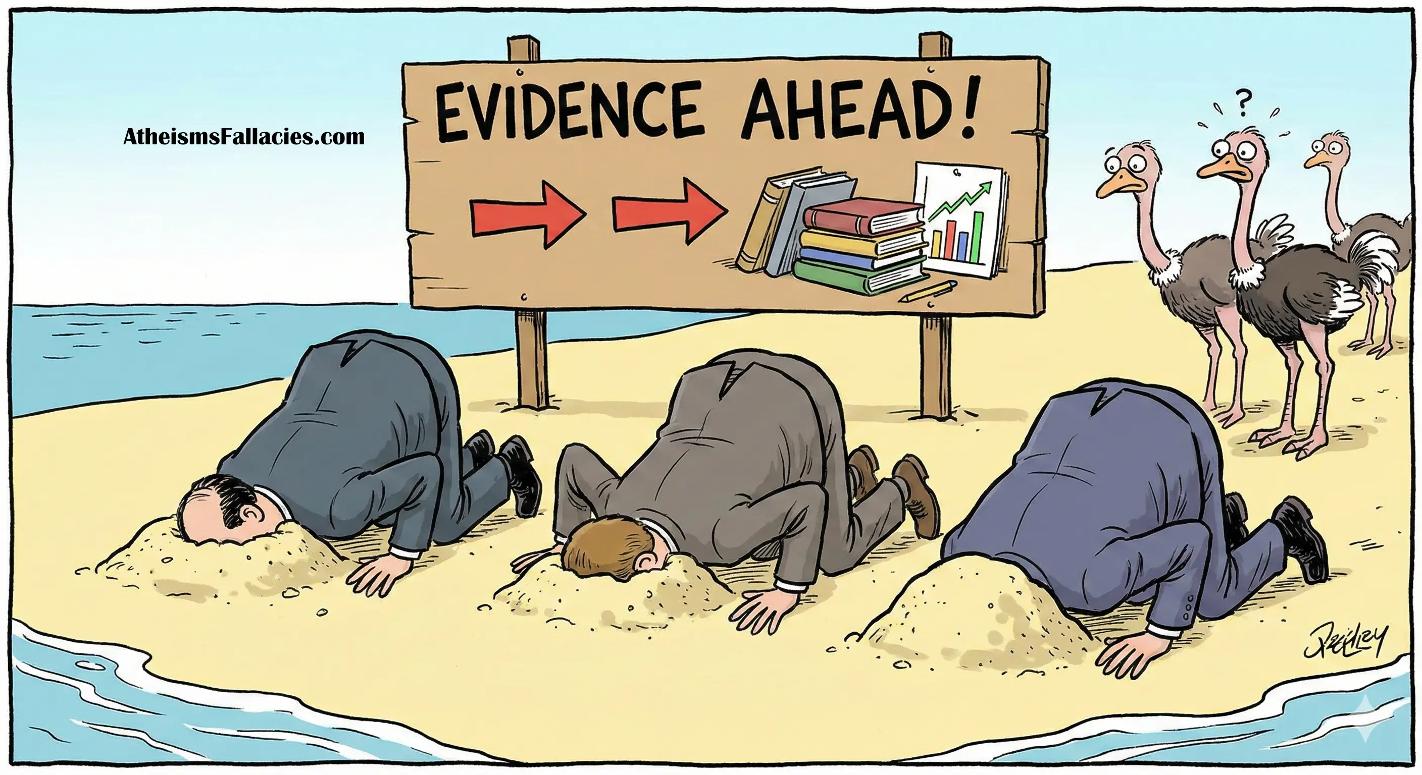 No Evidence That a God Exists Fallacy